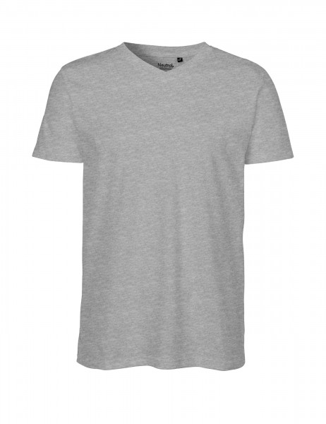 Fairtrade Bio-Baumwolle Herren V-Neck T-Shirt